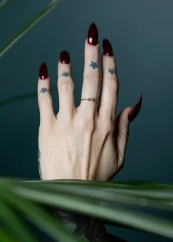 Satomi Kawakita Homespun Three Stone Ruby Ring